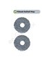 قطعتان من قماش الممسحة المصنوع من الألياف الدقيقة المتوافق مع Roborock QRevo Edge 2 Pro
