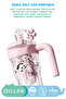 860ml New Collection Cute Animals Decorated Detoxified Tritan Children's Water Bottle With/Without Straw and Handle - 3