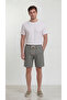 Men's 100% Cotton Linen Muslin Shorts with Back Pockets, Full Fit - 6