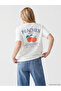 Xsidewhite Back Printed Oversize Women's T-Shirt