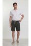 Men's 100% Cotton Linen Muslin Shorts with Back Pockets, Full Fit - 6