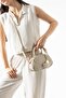 Women's Gold Detailed Heart Accessory Handbag and Crossbody Bag - 8