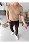 High Quality Cut-Off Collar Lycra Tshirt