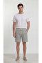 Men's 100% Cotton Linen Muslin Shorts with Back Pockets, Full Fit