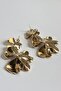 Double Flower Pearl Earrings - 4
