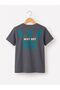 Children's Short Sleeve T-Shirt with Front Print - 4