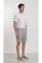 Men's 100% Cotton Linen Muslin Shorts with Back Pockets, Full Fit - 8