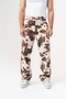 Cavalier Pattern Detailed Baggy Jean Trousers - 2