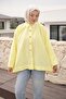 Yellow Buttoned Wide Sleeve Shirt