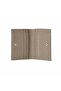 Jeans Minimal Monogram Women's Beige Wallet - 3