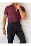 Cotton Lycra Seersucker Fabric Slim Fit Short Sleeve Shirt - 2