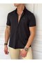 Cotton Lycra Seersucker Fabric Slim Fit Short Sleeve Shirt - 7