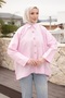 Pink Buttoned Wide Sleeve Shirt - 5