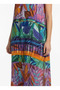 Olympos Series - Double Slit Patterned Modal Beach Dress - 7