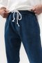 Motional Jogger Jean Pants with Elastic Waist and Cuffs - 8