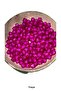 Cube Cubic Crystal Beads 10 mm Janjan Acrylic Beads Jewelry, Bag Beads 50 Gr Fuchsia - 2