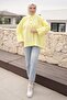 Yellow Buttoned Wide Sleeve Shirt - 4
