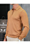 Slimfit Molded Cotton Lycra Button Detailed Knitwear Sweater - 5