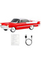 WS-1965 Retro Classic Car Design Wireless Speaker with FM Radio, USB/TF Card, Hands-Free Calling, LED Lights - 6