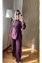 Elay Belt Detailed Zippered Comfortable Fit Tnsl Set – Stylish Combination Compatible with Hijab