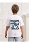 Tralalelo Tralala Printed Crew Neck 100% Cotton Short Sleeve Kids and Teenagers T-Shirt