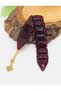Burgundy Color Love Knot Tasseled Powder Amber Fish Prayer Beads 201025467 - 3