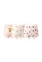 Girls Cotton Strawberry Floral Print Brief Pack of 4 - 2