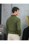 Slimfit Molded Cotton Lycra Button Detailed Knitwear Sweater - 4
