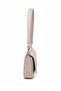 Women's Beige Bag Metallic Ck Logo with Magnetic Closure Silver - 3