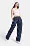 Women's Indigo Selvedge 7S6-50 Baggy Cocoon Denim Jean - 4