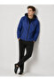 Men's Indigo Seasonal Jacket Lined Hooded Comfortable Fit Water and Wind Resistant - 7