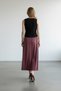 Women's Elastic Waist Maxi Length Tencel Skirt - 3