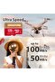 64GB MicroZ Memory card, IPX7 Compatible with photos and Full HD video recording, Camera, Dash cam, Drone, UHS-1-100 Mb/s Z card Full-Size Adapter - 4