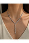 Moon Star Zircon Stone Fatmaeli Manifest Steel Luck Necklace - 2