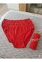 Black Red Skin 3-Piece Same Color 94% Cotton Passion Waterway Women's Panties