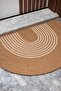 Bohemian Decorative Door Mat - Stain-Resistant Wicker-Look Welcome Mat - 4
