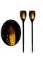 LED Solar Torch Light with Light Control – Outdoor Waterproof Garden Flame Lamp - 5
