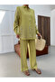 Women's Shirt with Bead Work on Front, Back and Sleeves, Pants with Bead Strip Work, Set