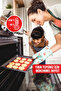 1 Piece Red Measured Silicone Dough Rolling Mat, Pizza Baklava Pastry Ravioli Cake Dough Kneading Mat 40Cmx50Cm - 2