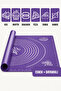 1 Piece Purple Measured Silicone Dough Rolling Mat, Pizza Baklava Pastry Ravioli Cake Dough Kneading Mat 40Cmx50Cm - 5