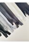 5 Dark Colors 10 Pieces Classic 18 cm Zipper Set for Bags, Wallets, Pants, Hobby Projects - 4