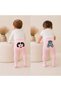 Minimiss Baby Girl Pink Animal Figured Banana Tights Set 🐶 🐻