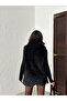 Artificial Fur Women's Vest – Zippered, Soft Textured - Black |   Vmf2046 - 5