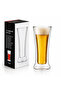 Double Wall Glass Cup 320 ml – Borosilicate Heat Resistant Double Wall Cup – Hot & Cold Beverage Cup, Transparent Thermal Glass Mug, Beer Coffee Tea Latte Cup - 2