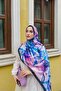 Mixed Pattern Pink Soft Shawl - 3