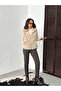 Artificial Fur Women's Vest – Zippered, Soft Textured - Stone |   Vmf2046 - 2
