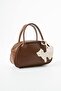 Women's Cat Figure Charm Hand Shoulder Bag - 2