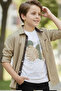 Boy's Shirt T-Shirt 2-Piece Set 6-10 Years Old Casual Stylish Comfortable Combination - 5