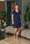 Aqua 26578 women's short sleeve short nightgown - 2