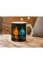 Fire & Water Friendship Themed Cute Mug